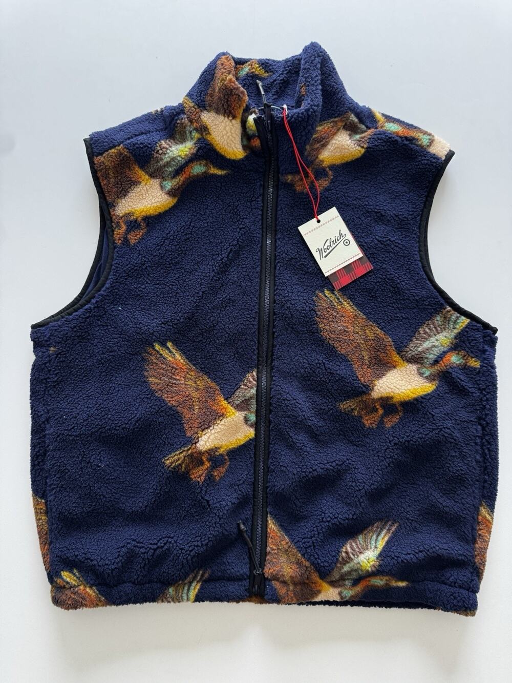 Woolrich x Target Adult Duck Print Fleece Vest Small